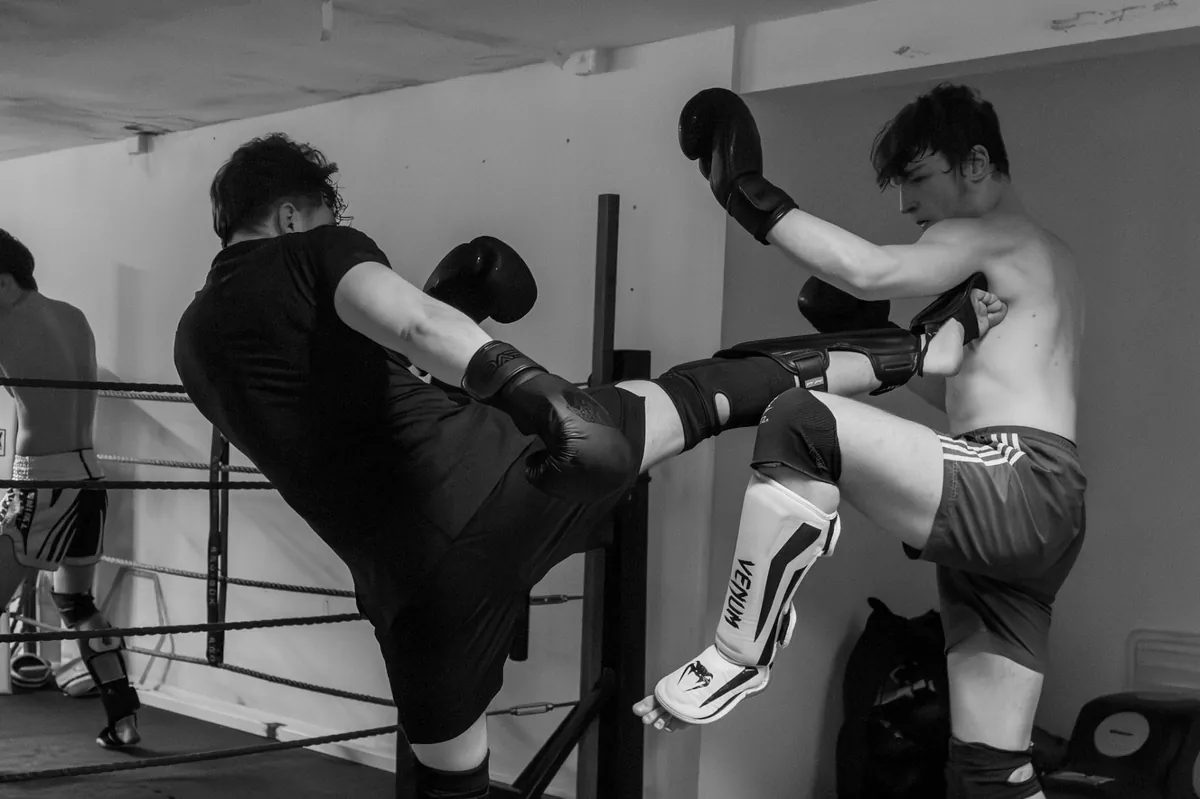 Muay Thai training at Elite Training Centre Leighton Buzzard